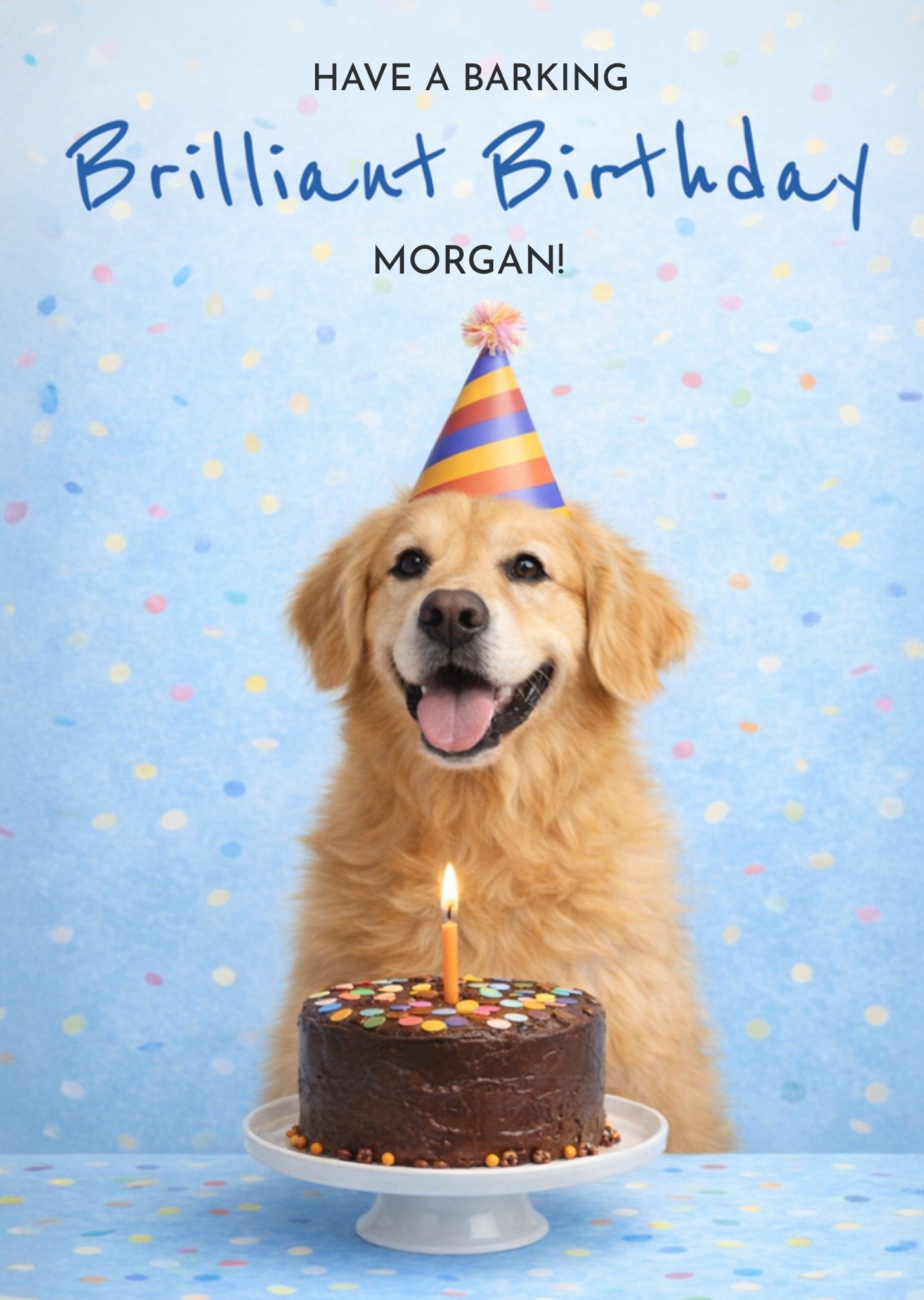 Verjaardagskaart Have a barking brilliant birthday Greetz