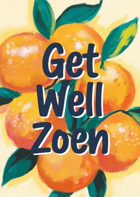 Greetz | Beterschap Ansichtkaart | Get well zoen