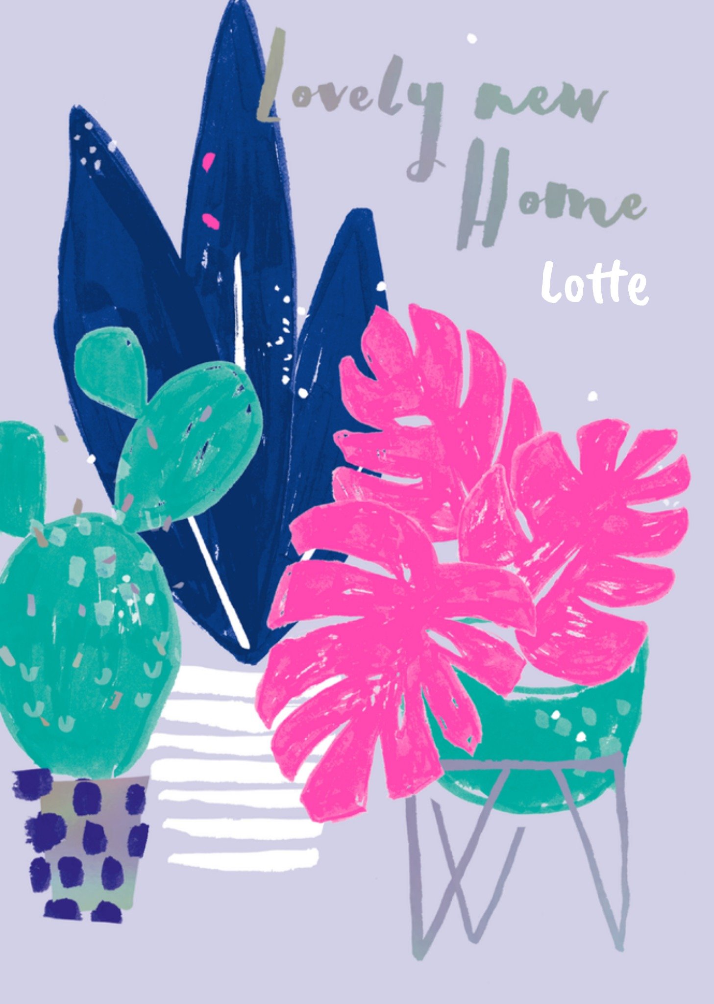 Nieuwe woning kaart Hotch Potch Planten Kaart Hotchpotch