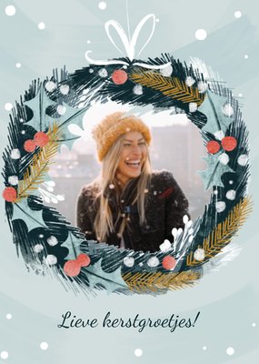Greetz | Kerst | Vrolijk | Krans | Foto