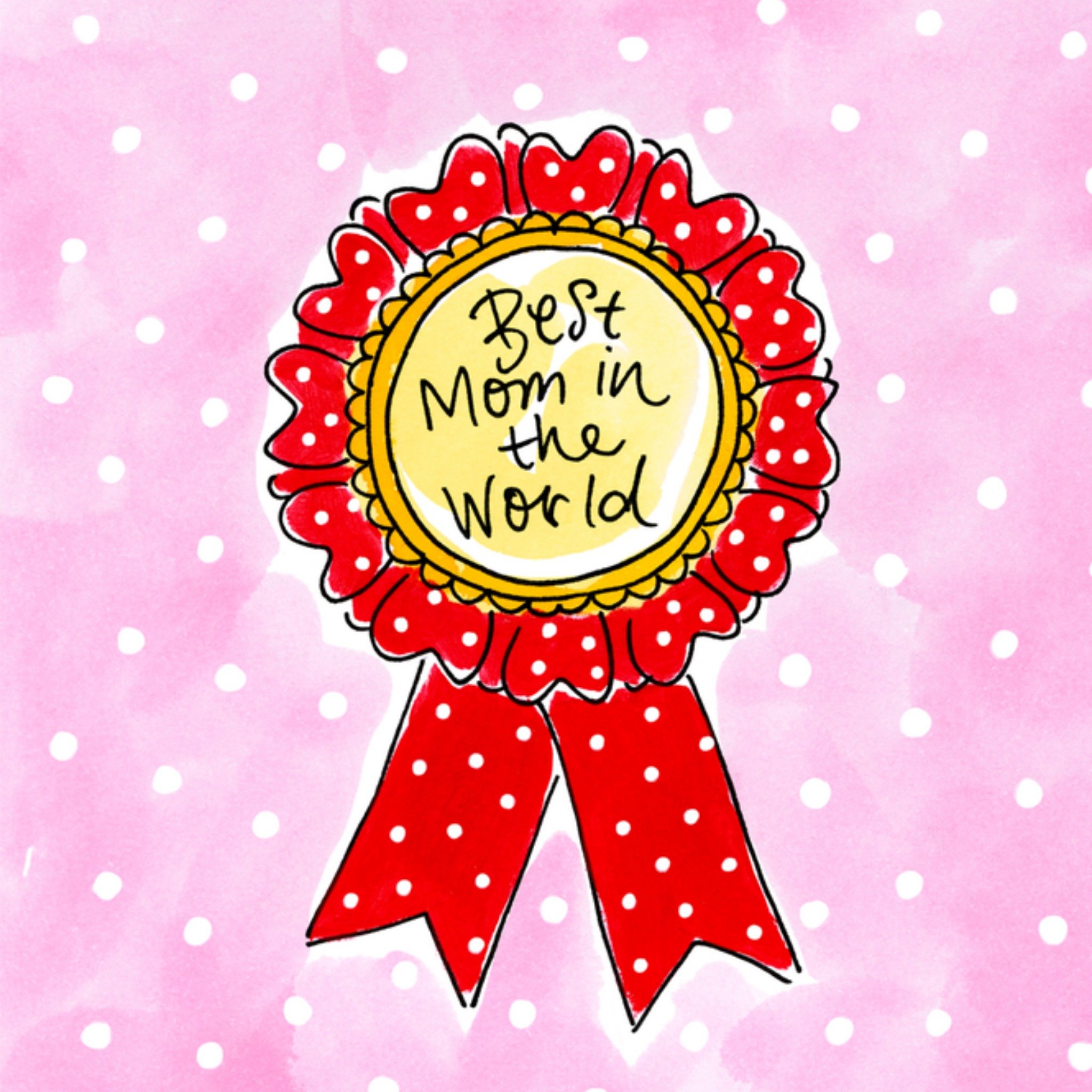 Moederdagkaart vaantje Vierkante Kaart Blond Amsterdam