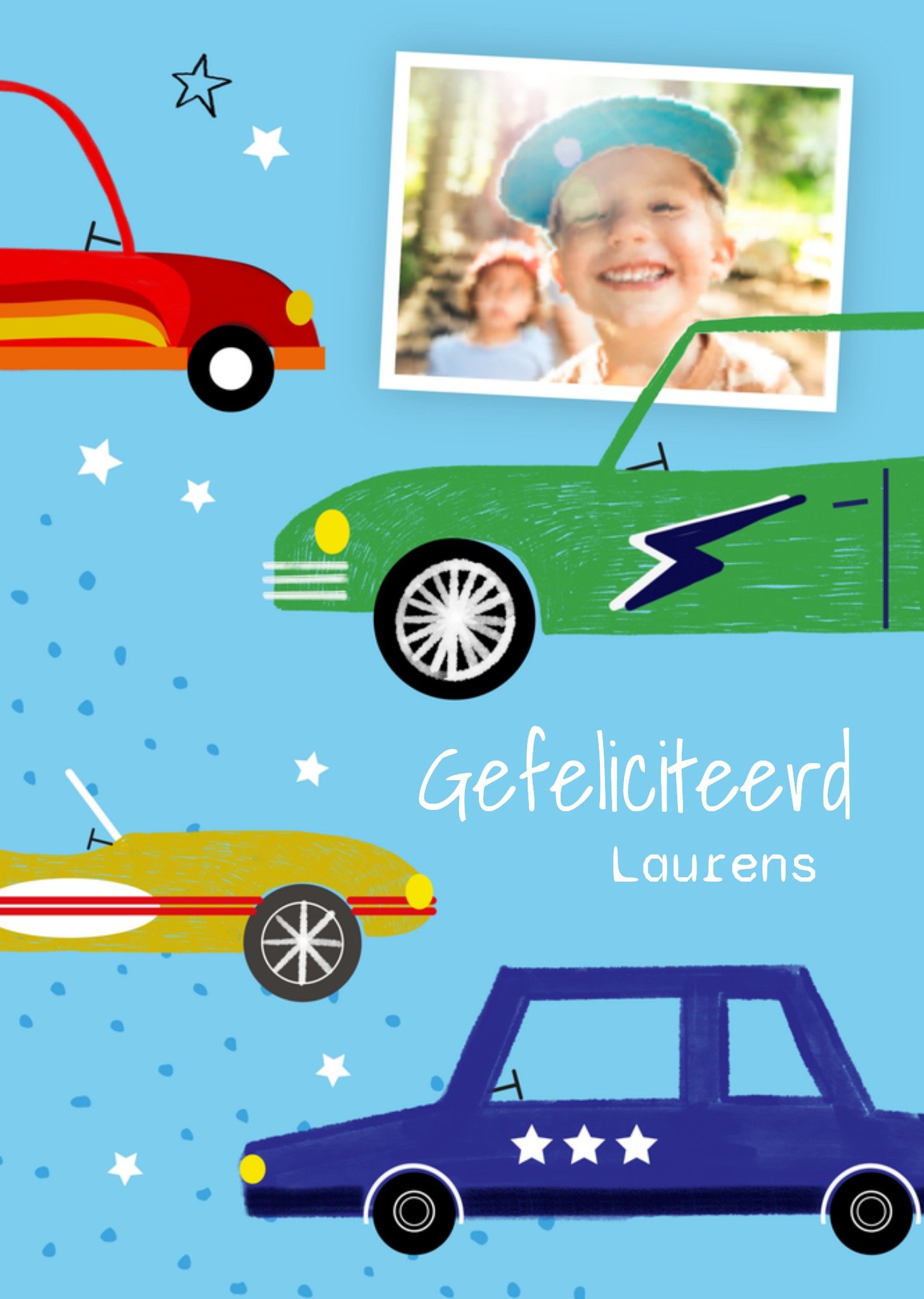 Verjaardagskaart Naam Foto Kaart TMS