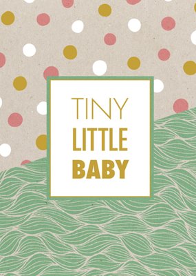 Paperclip | Geboortekaart | Tiny little baby