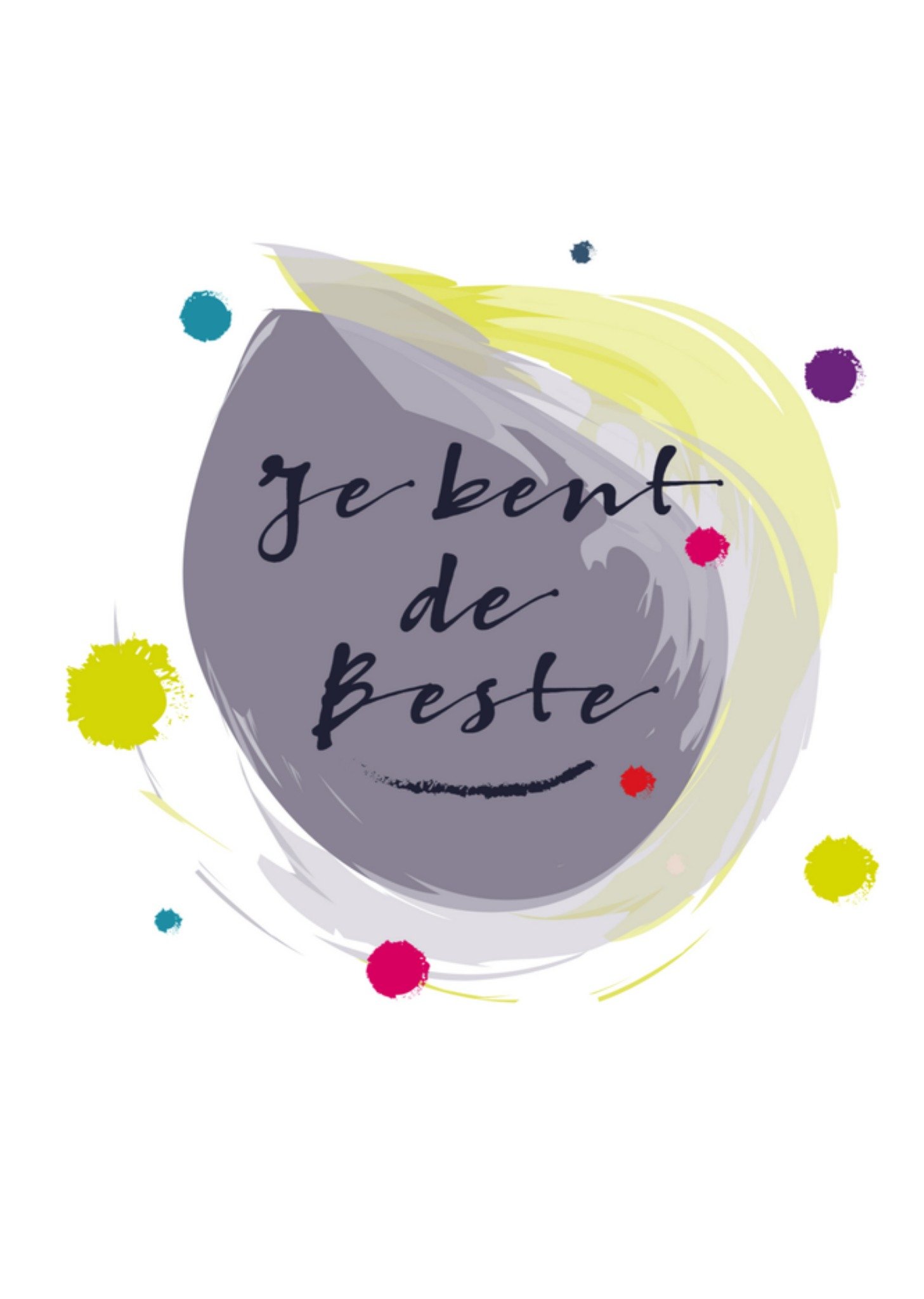 Bedankkaart je bent de beste Kaart Papagrazi