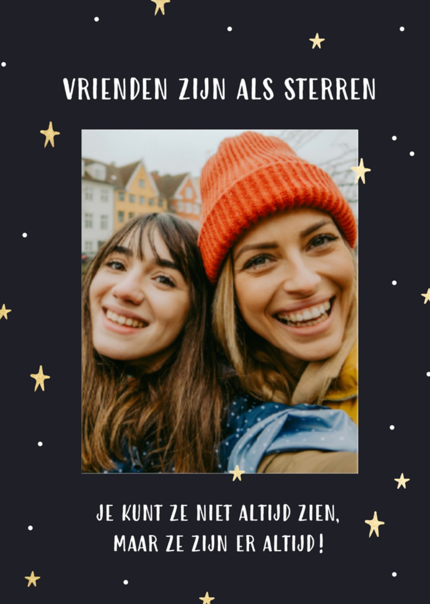 Greetz Vriendschapskaart fotokaart Standard Card