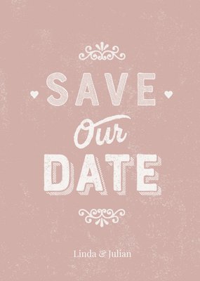 Luckz | Save the date | met aanpasbare naam