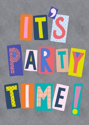 Greetz | Verjaardagskaart | it's party time!