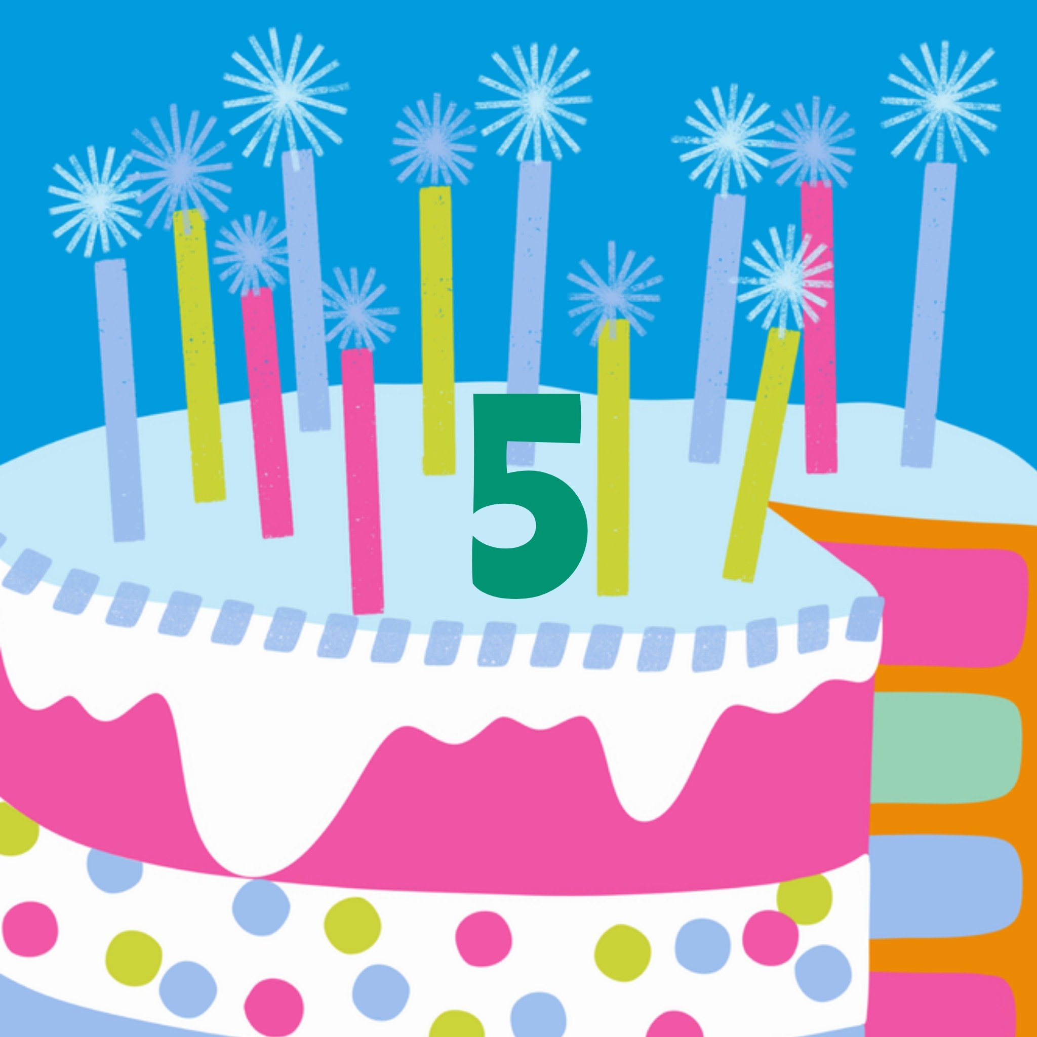 Stiching Jarige Job Verjaardagskaart Taart Vierkante Kaart Stichting Jarige Job