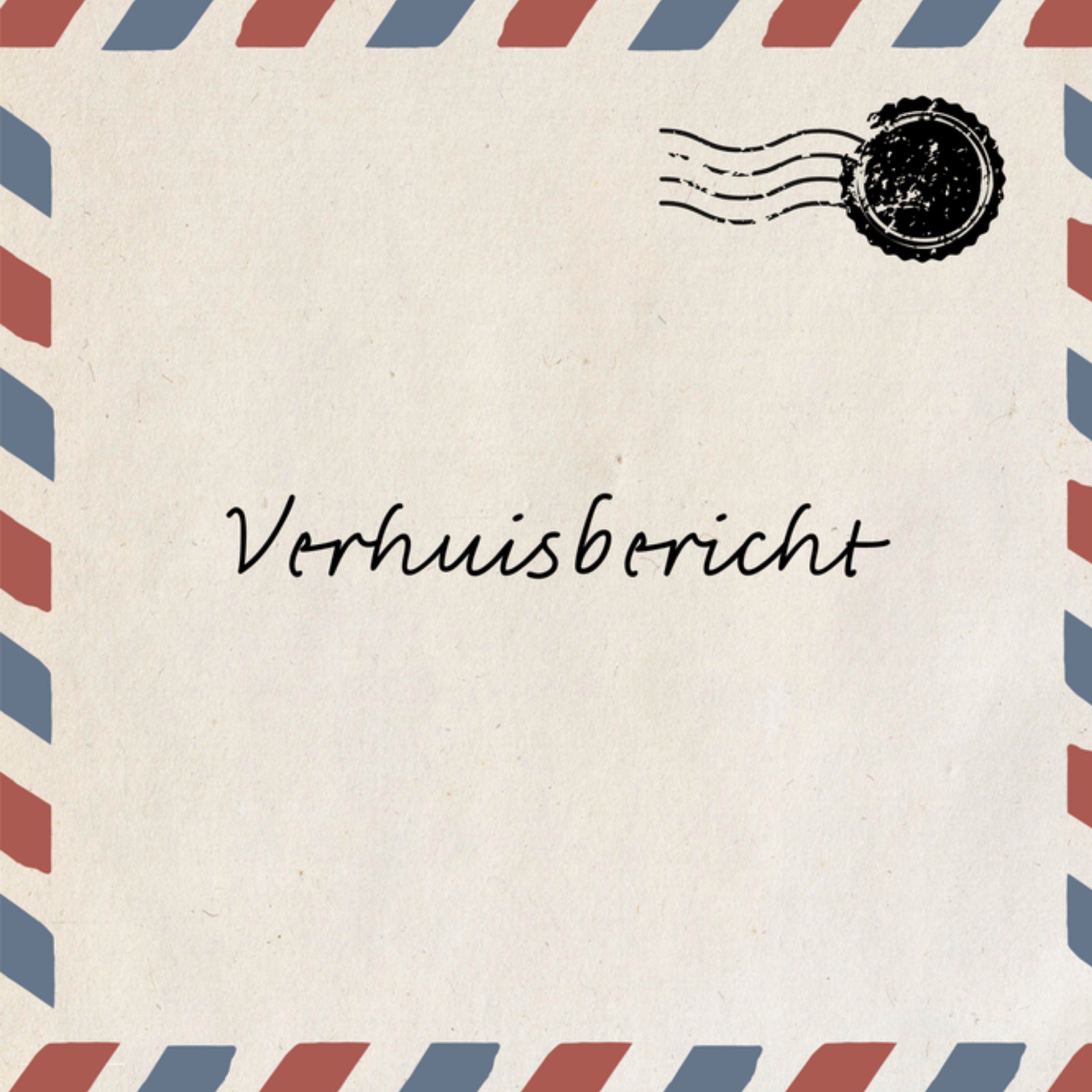 Greetz Verhuiskaart Neutraal Vierkant