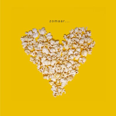 Photoflash | Zomaar kaart | Popcorn