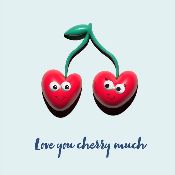 Greetz | Valentijnskaart | Schattig | Love you cherry much