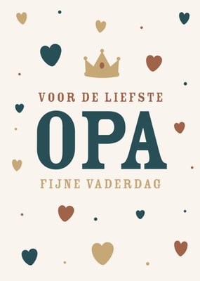 Papercute | Vaderdagkaart | Voor De Liefste Opa Fijne Vaderdag
