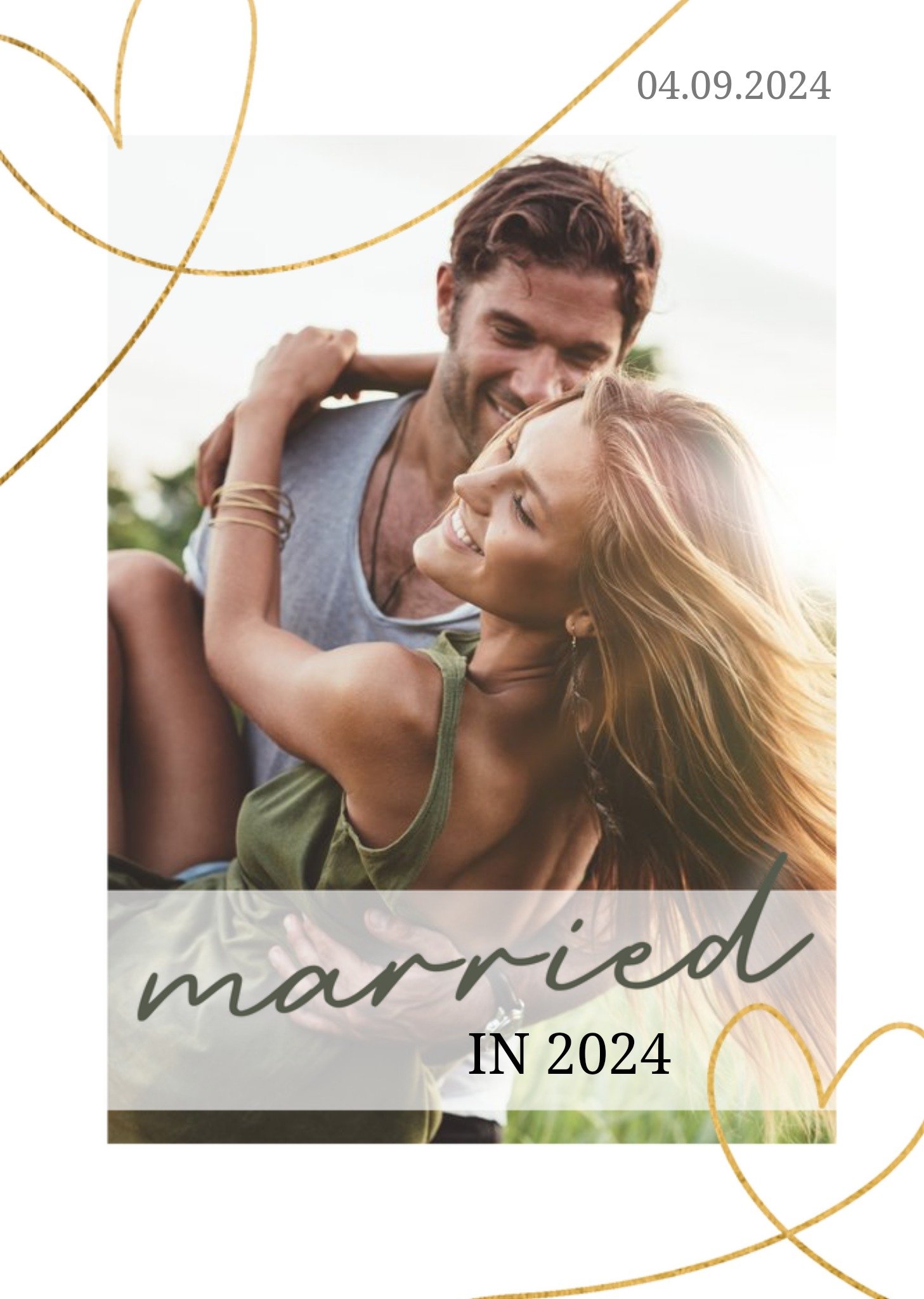 Huwelijkskaart Hartjes Kaart Greetz