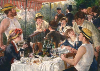 Kunstkaart 'Lunch van de roeiers'