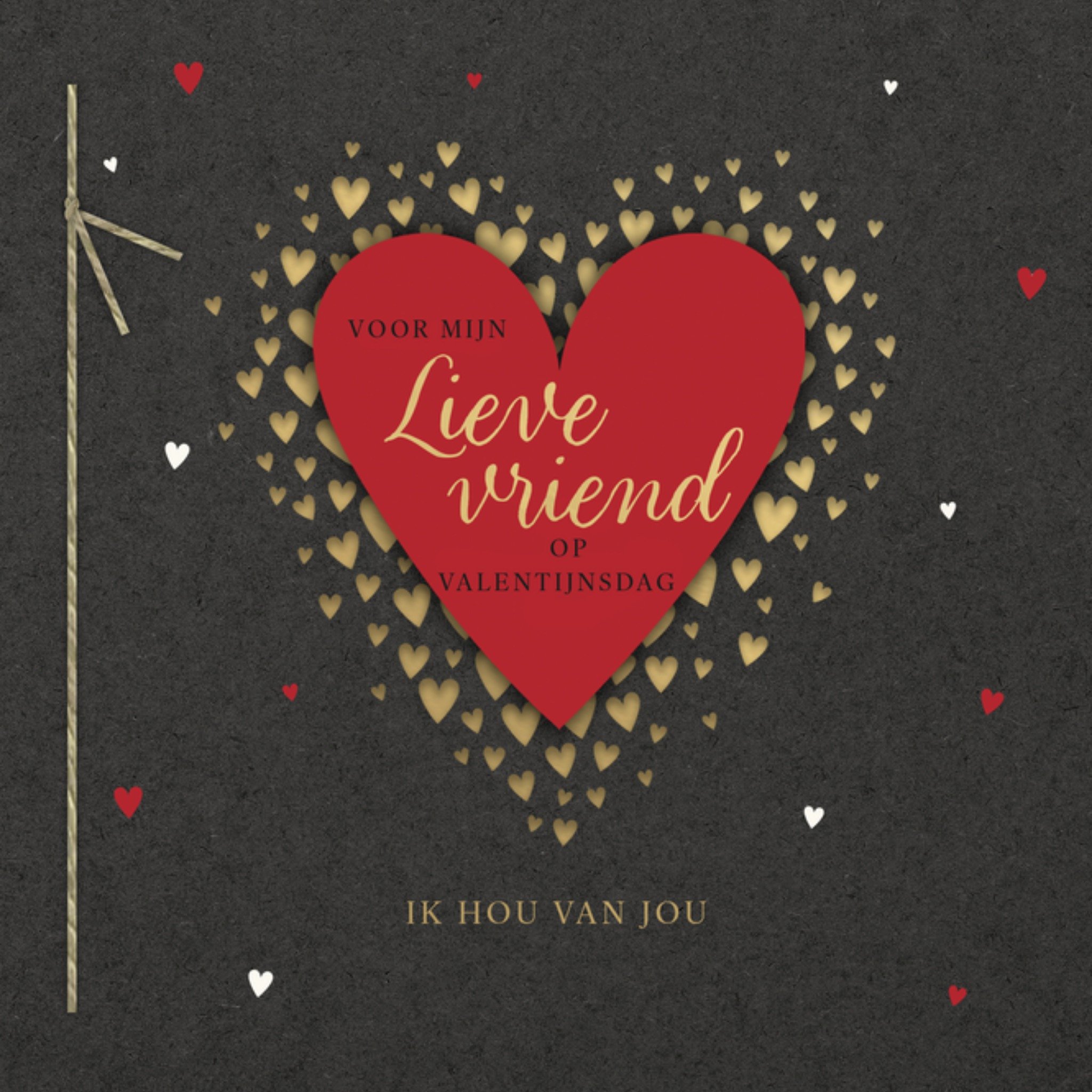 UK Greetings Valentijnskaart Voor mijn lieve vriend Vierkante Kaart Greetz