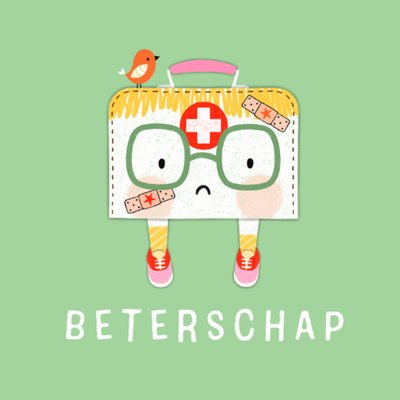 Marieke Witke | Beterschapskaart | Schattig