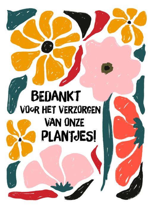 Greetz | Bedankt thuisblijvers | bloemen