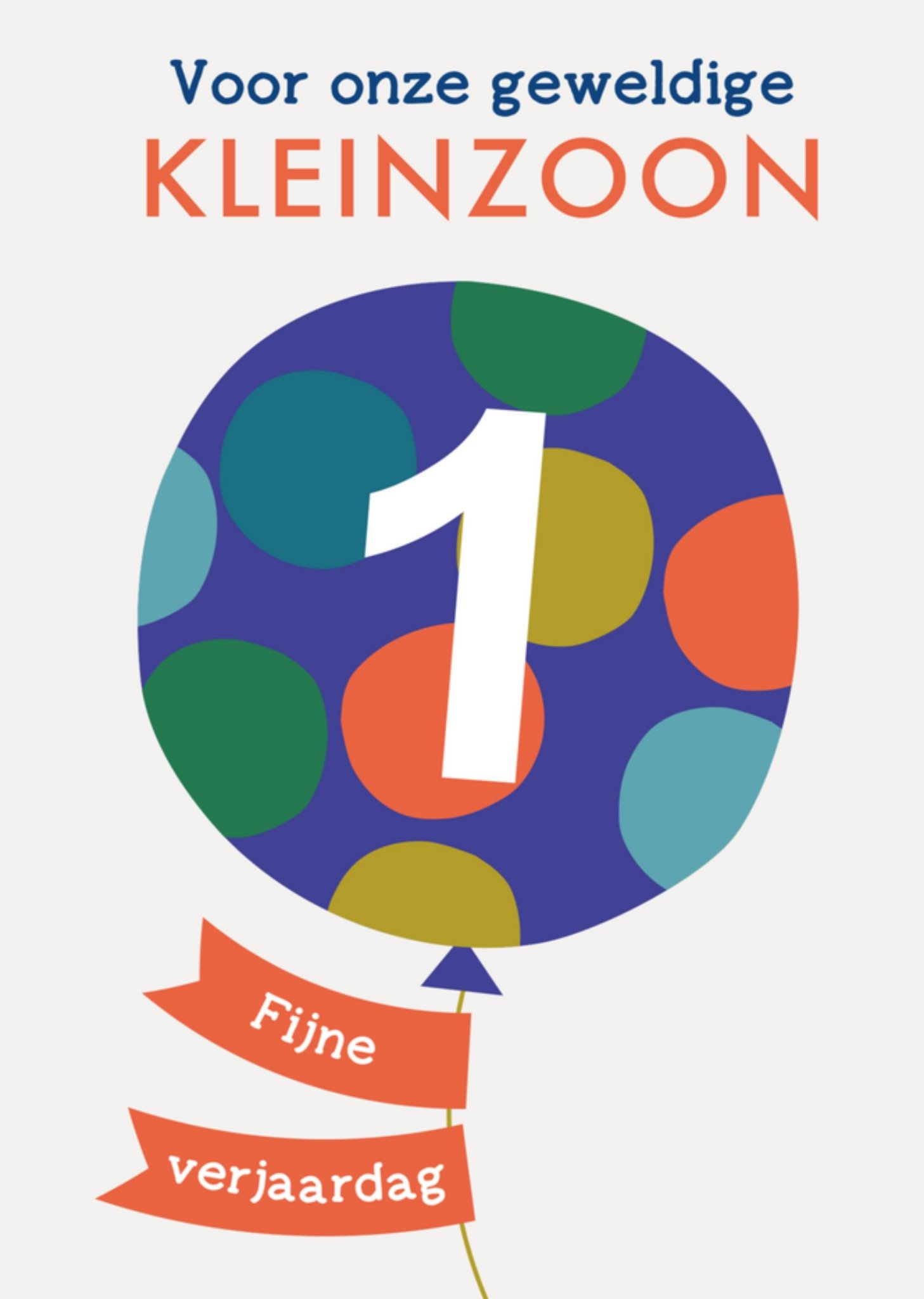 Natalie Alex Verjaardagskaart 1 jaar Kaart Mifkins