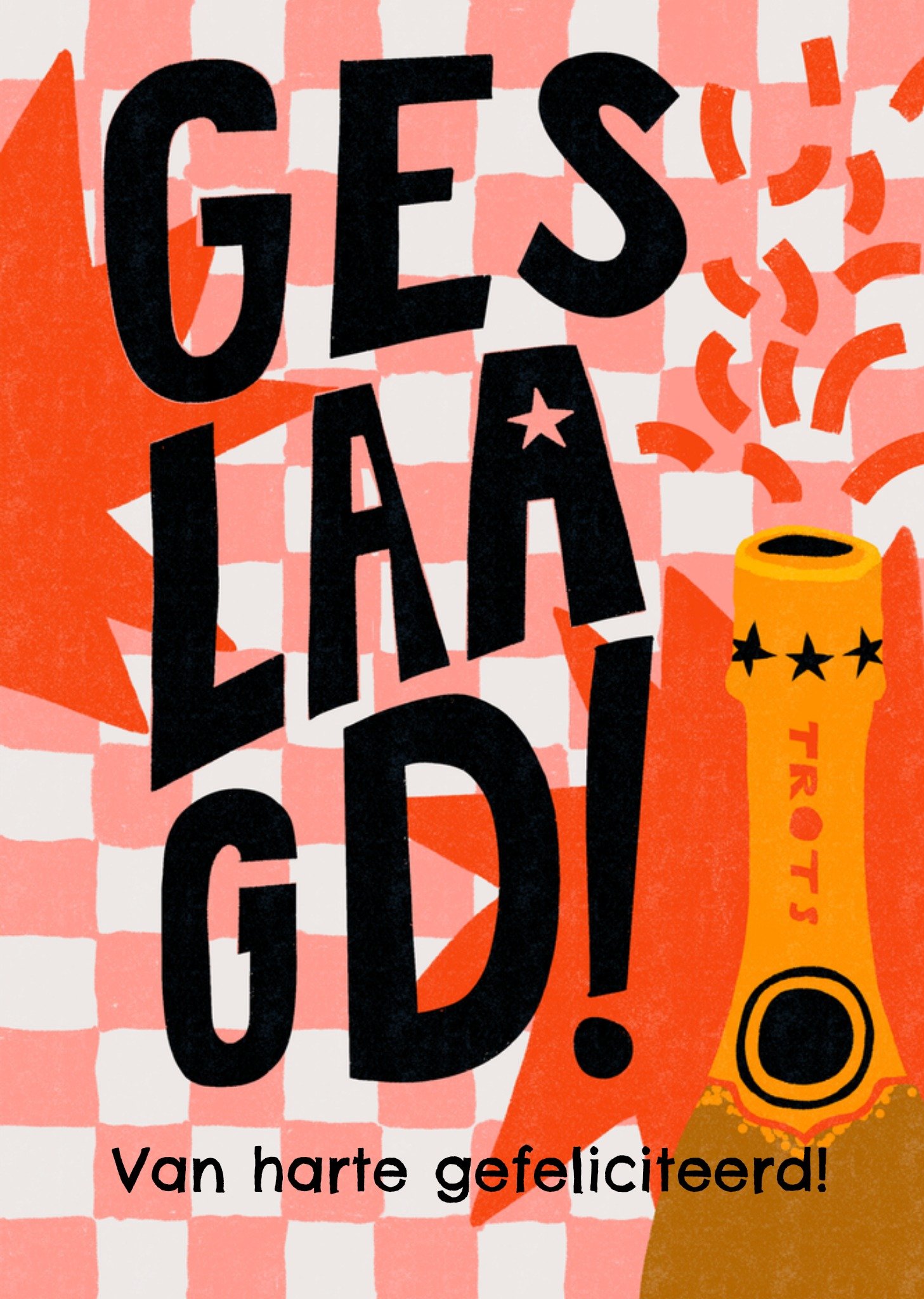 Geslaagdkaart Officieel afgestudeerd Kaart Greetz