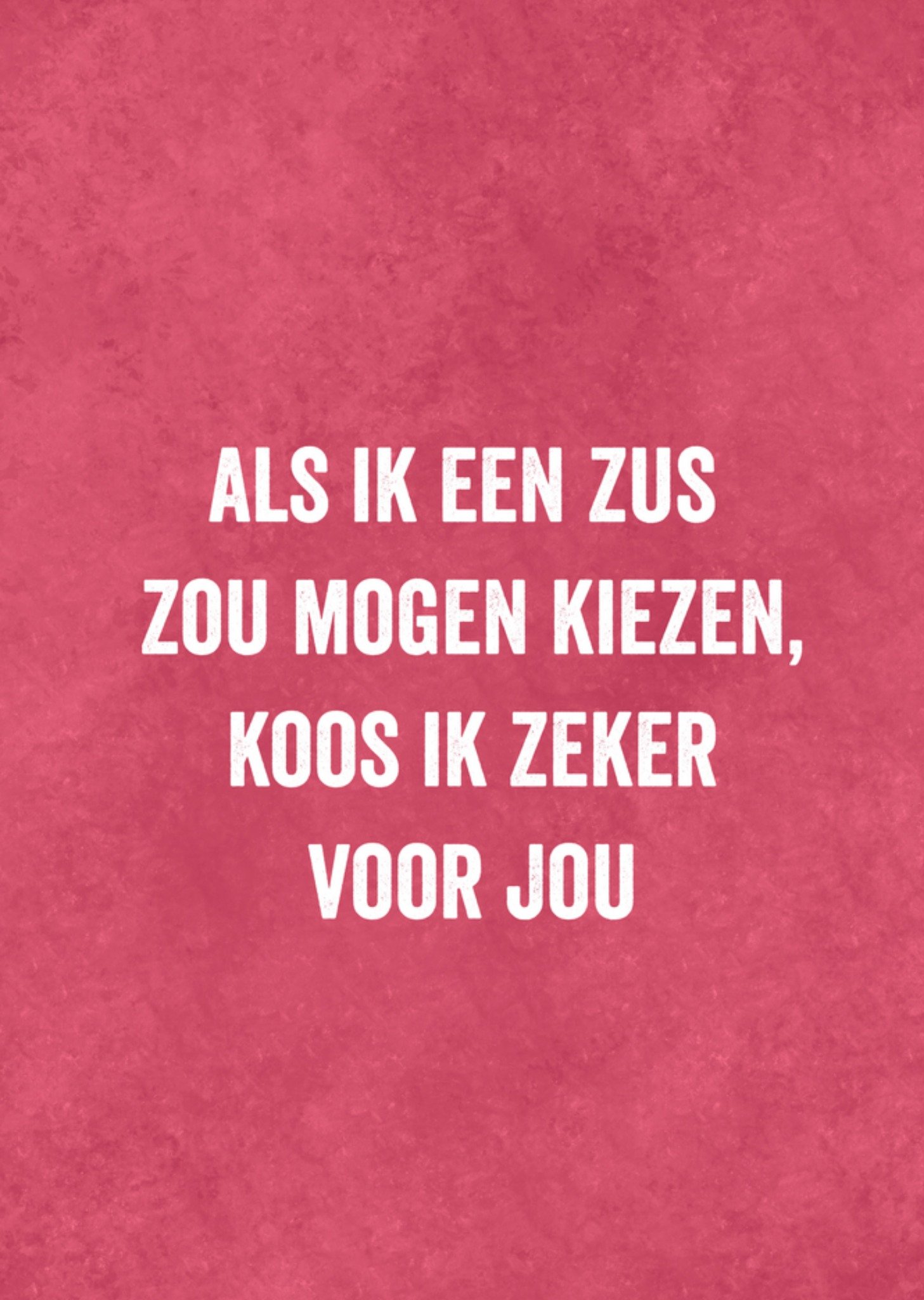 Greetz Broer en zus dag Tekst Standard Card