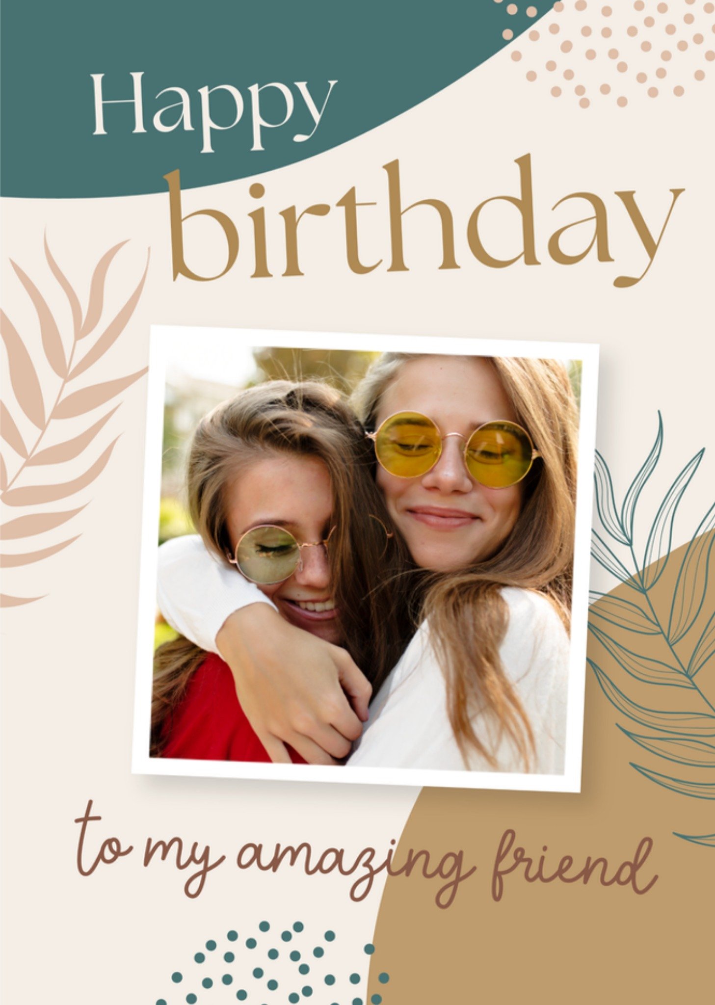 Verjaardagskaart Amazing friend Met foto Kaart Papercute