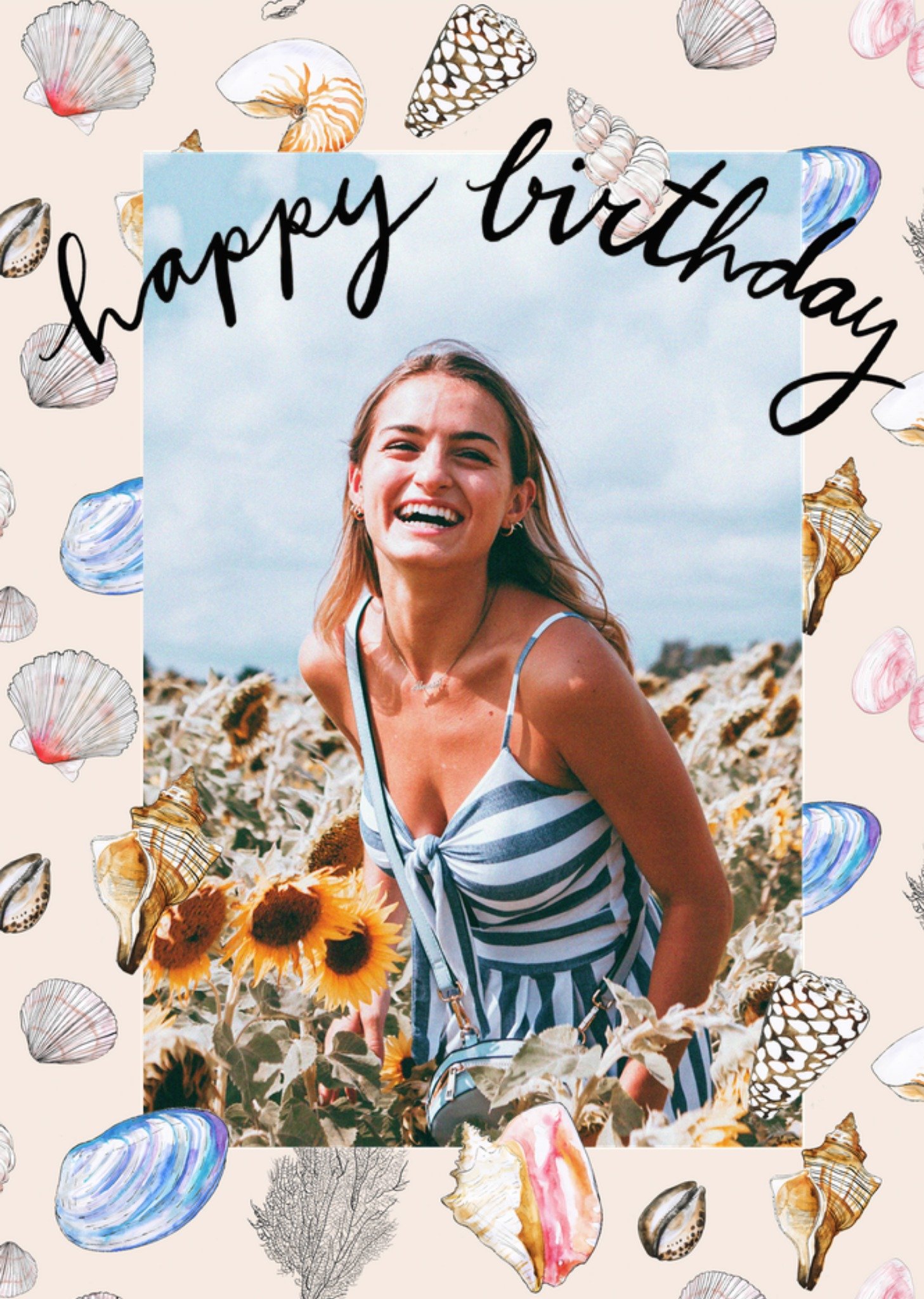 Marie Bodie Verjaardagskaart Schelpen Met foto Kaart Marie Bodié