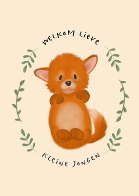 Tsjip | Geboortekaart | Welkom lieve kleine jongen