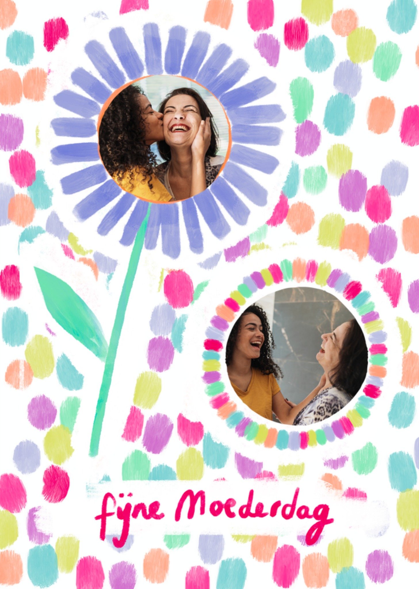 Moederdagkaart Fijne Moederdag Aanpasbare fotos Kaart Greetz