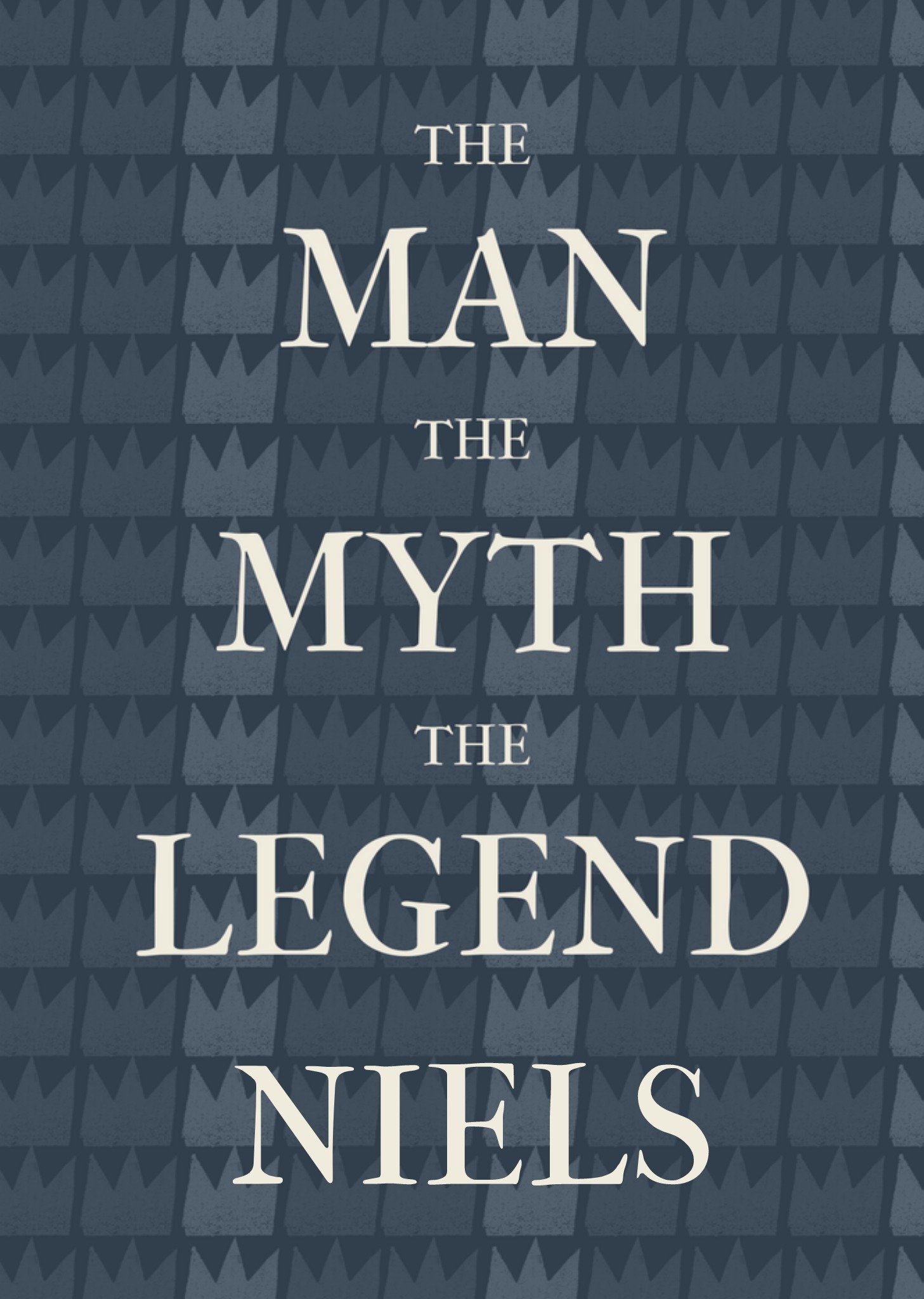 Greetz Verjaardagskaart The man, the myth, the legend Standard Card