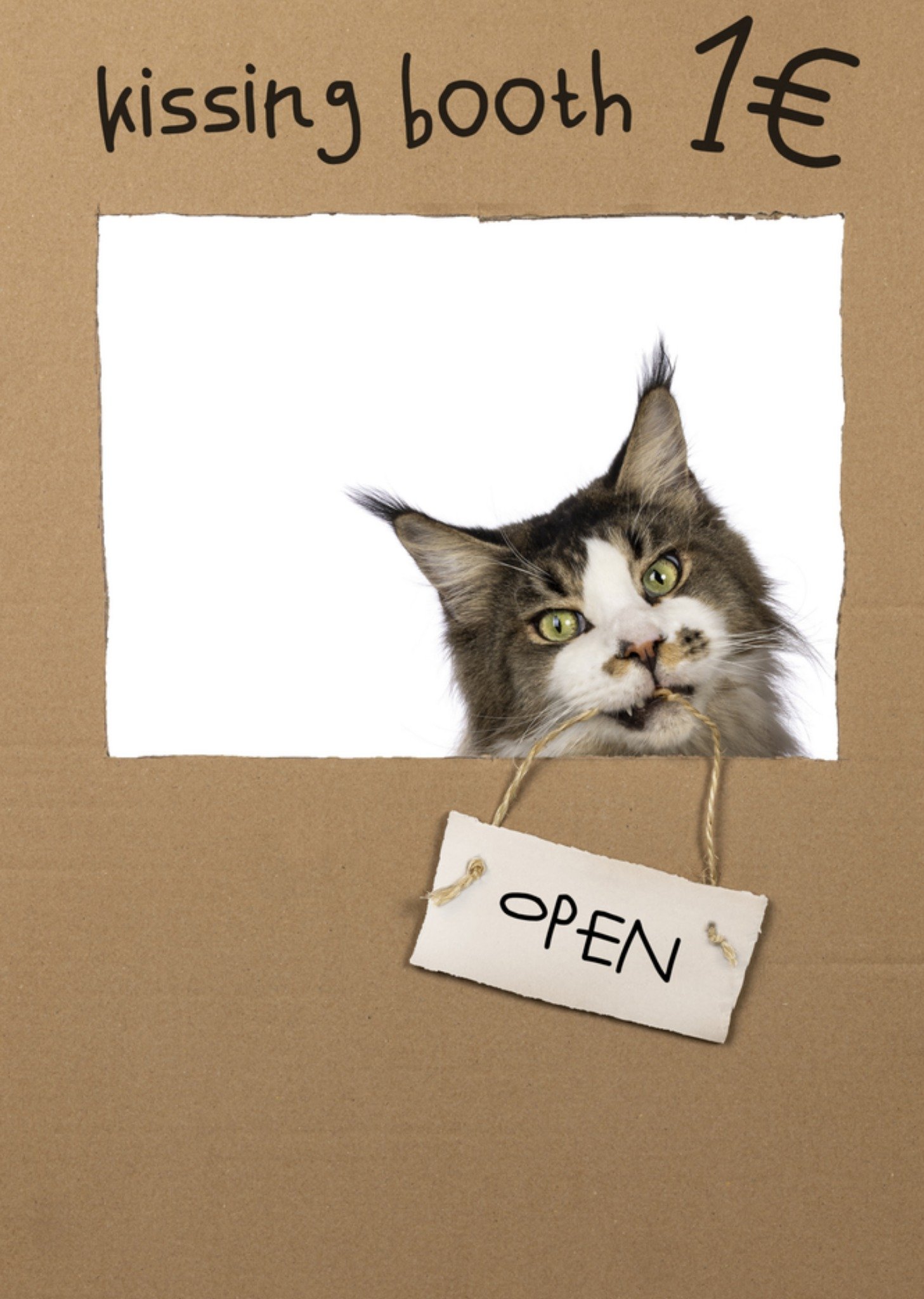 Nieuwe Zaak kaart dieren Kaart Catchy Images