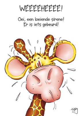 Doodles | Geboortekaart | Giraffe
