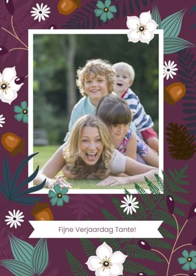 Greetz | Verjaardagskaart | Fotokaart met bloemen