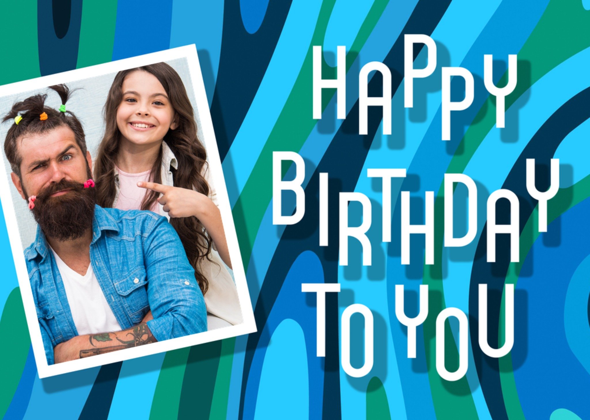 Verjaardagskaart Vrolijk Met foto Man Kaart Luckz