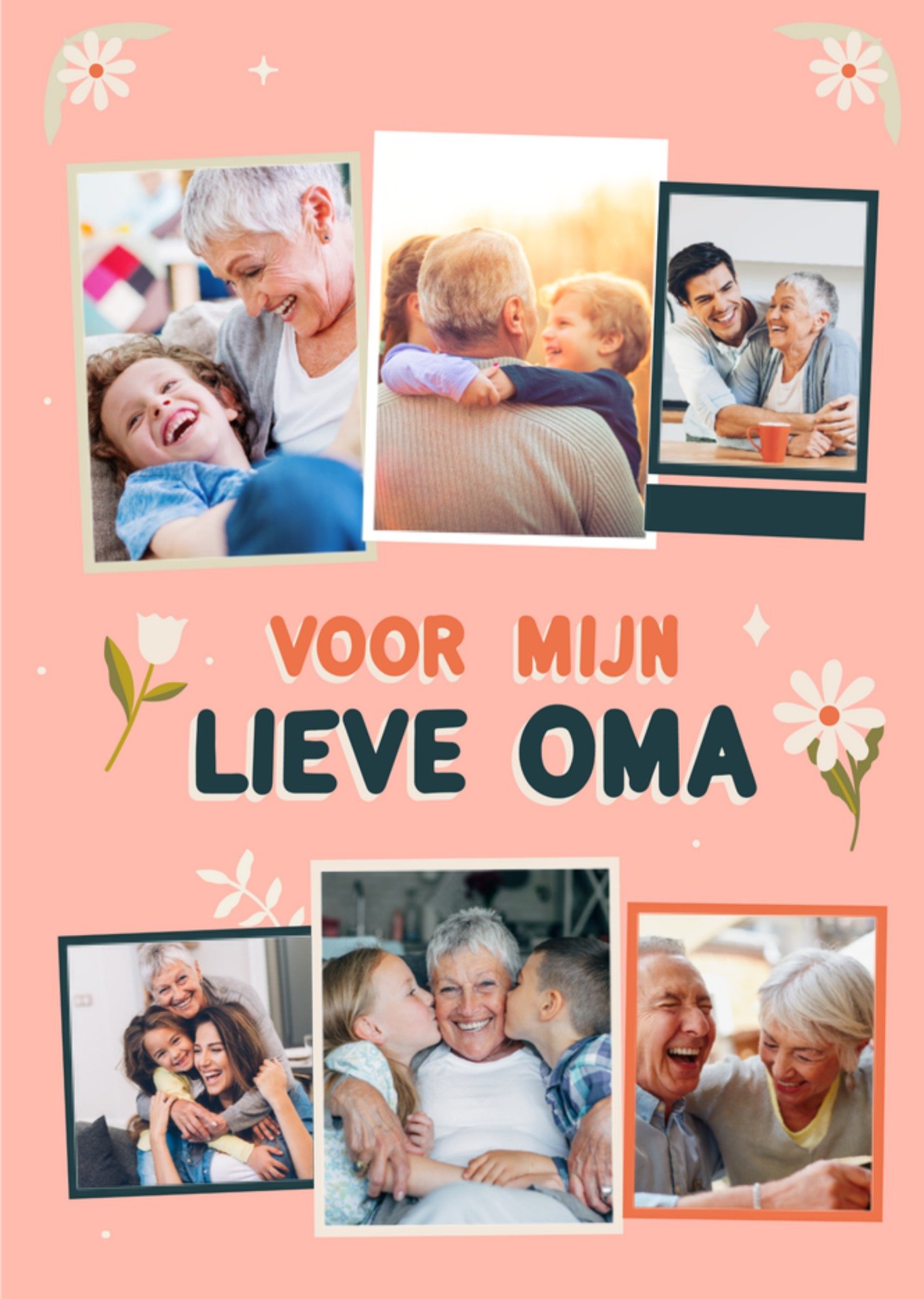 Greetz Moederdagkaart Only Kind Words Lieve Oma Standard Card