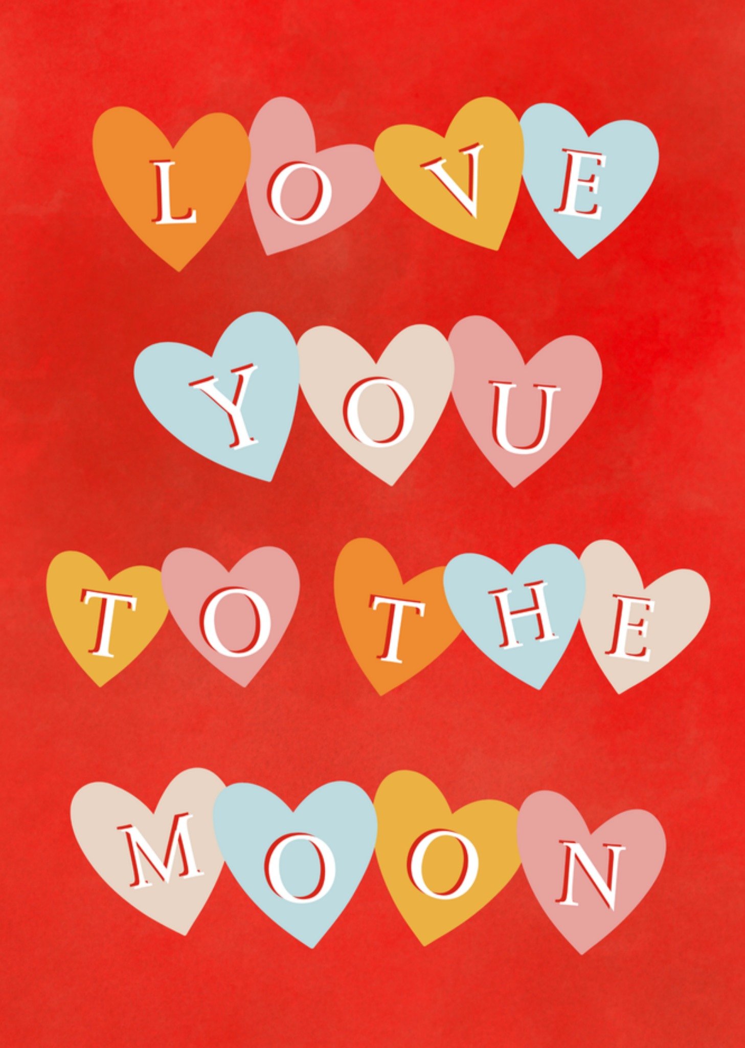 Greetz Valentijn harten Standard Card
