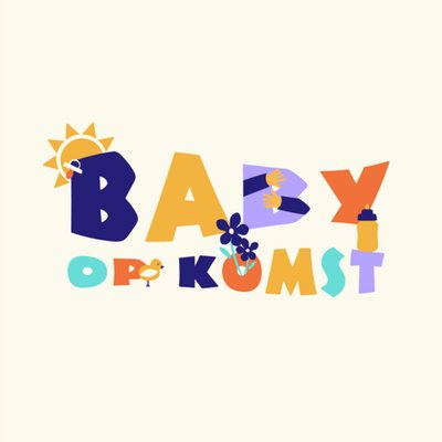 Greetz | Zwangerschapskaart | baby op komst