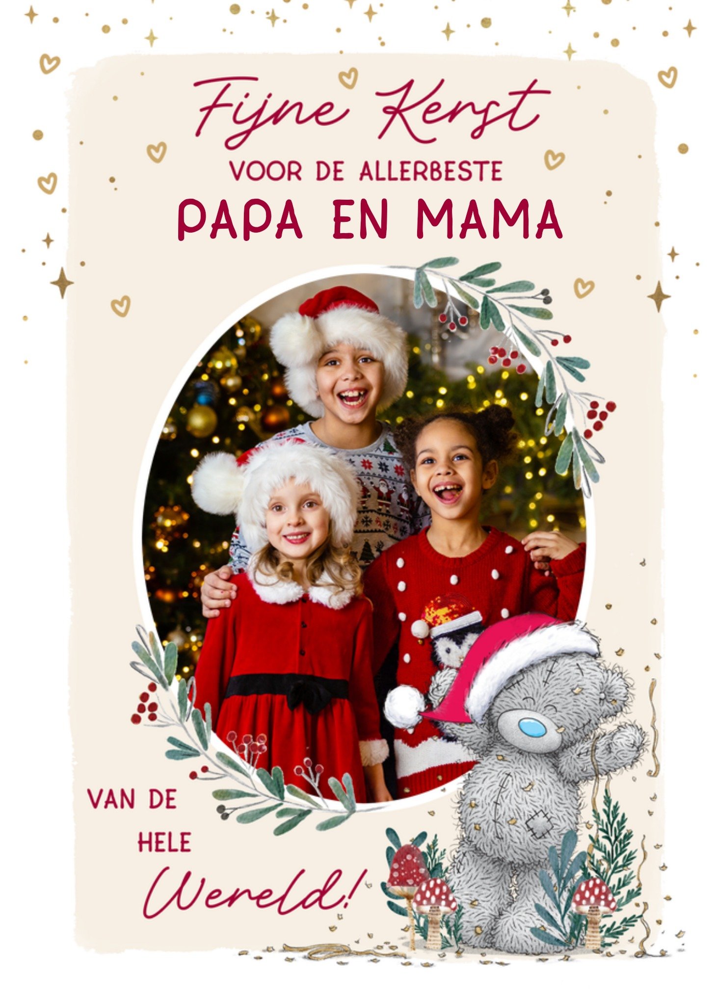 Tatty Teddy Me to You Kerstkaart Papa en Mama Standard Card