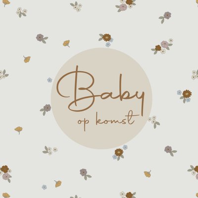 Little Dutch | Zwangerschapskaart | Baby