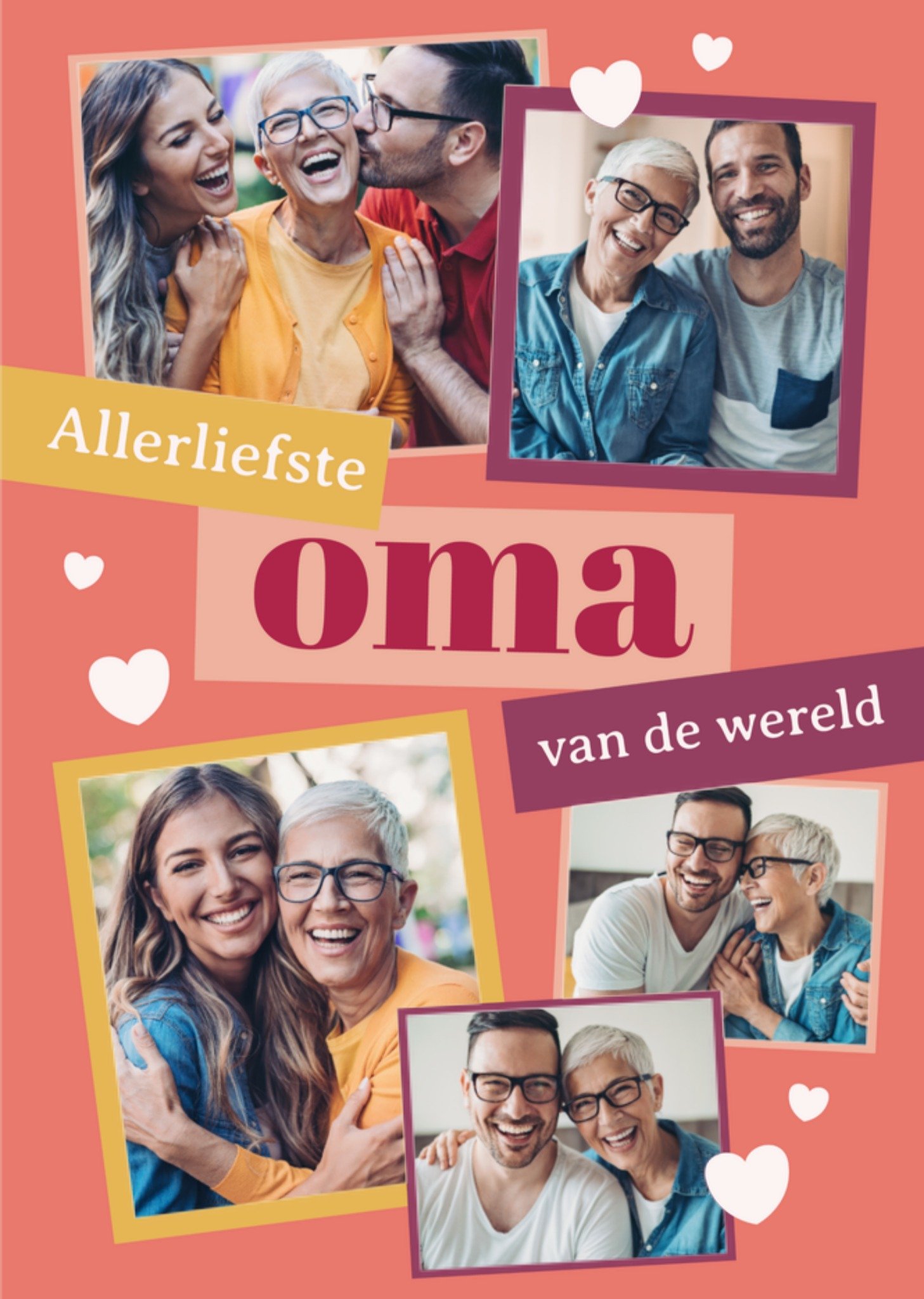 Moederdagkaart Allerliefste Oma Greetz