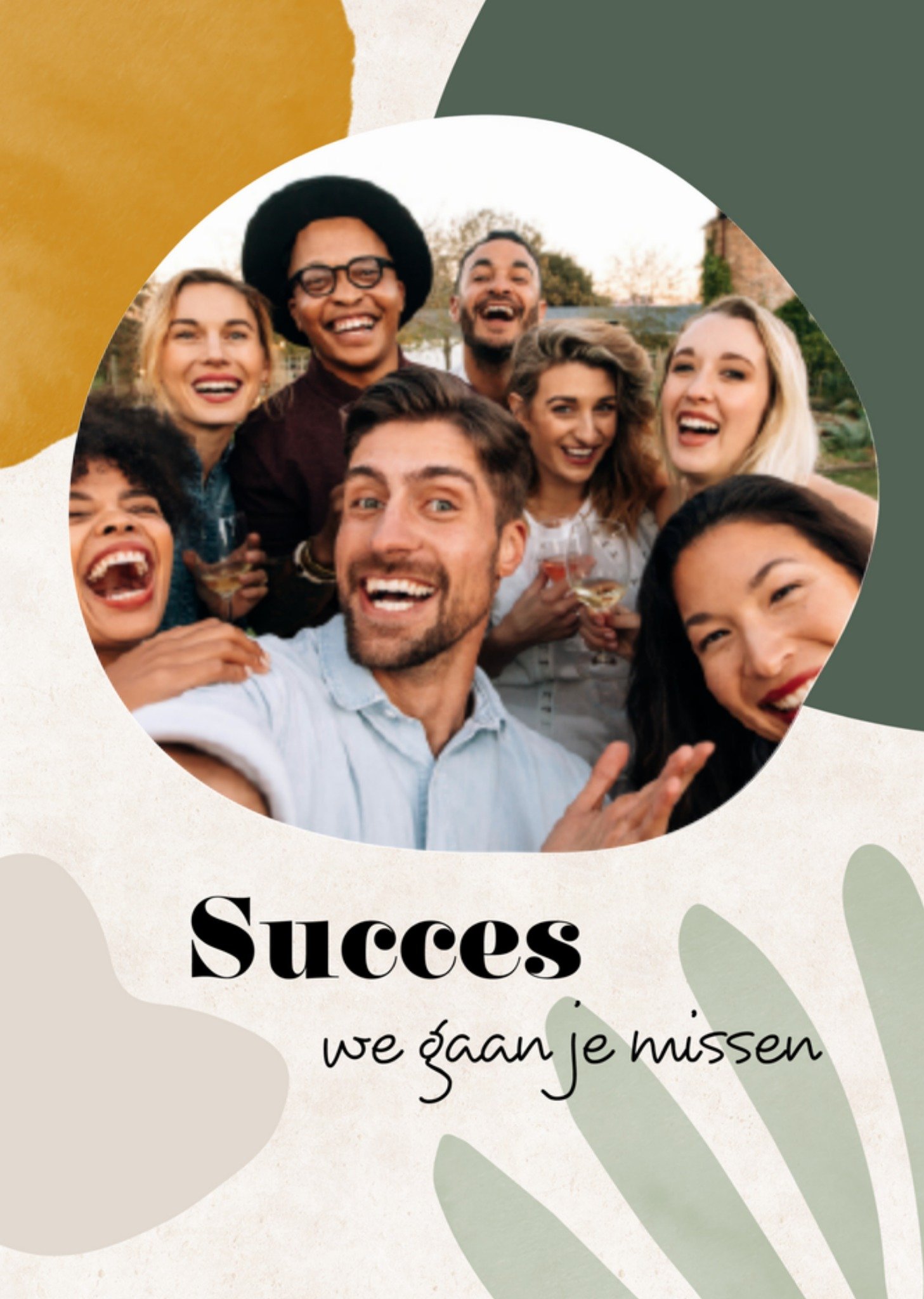 Greetz Nieuwe baan fotokaart Standard Card