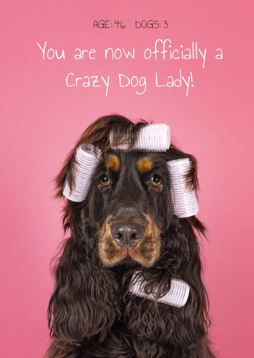 Catchy Images | Verjaardagskaart | Crazy dog lady