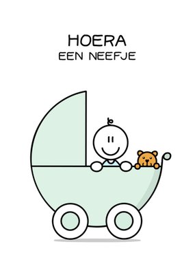YH Tekent | Geboortekaart | Neefje