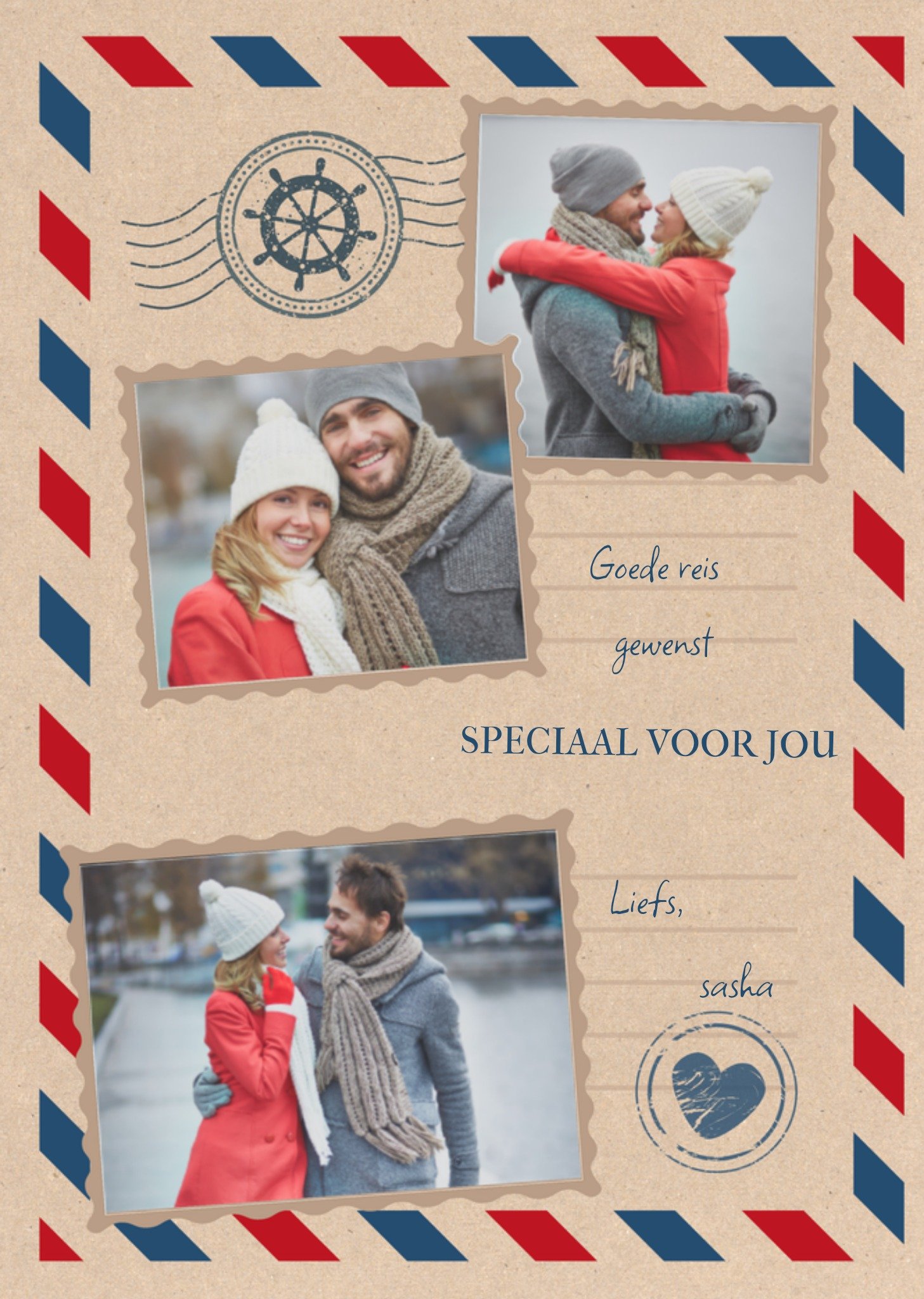 Vakantiekaart Brief Foto Kaart Greetz