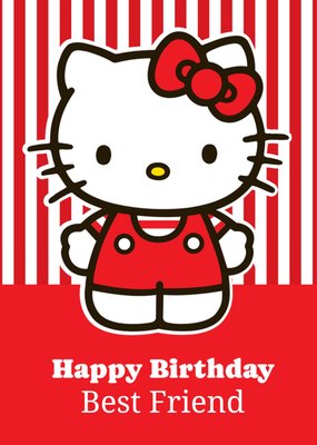 Hello Kitty | Verjaardagskaart | Happy birthday