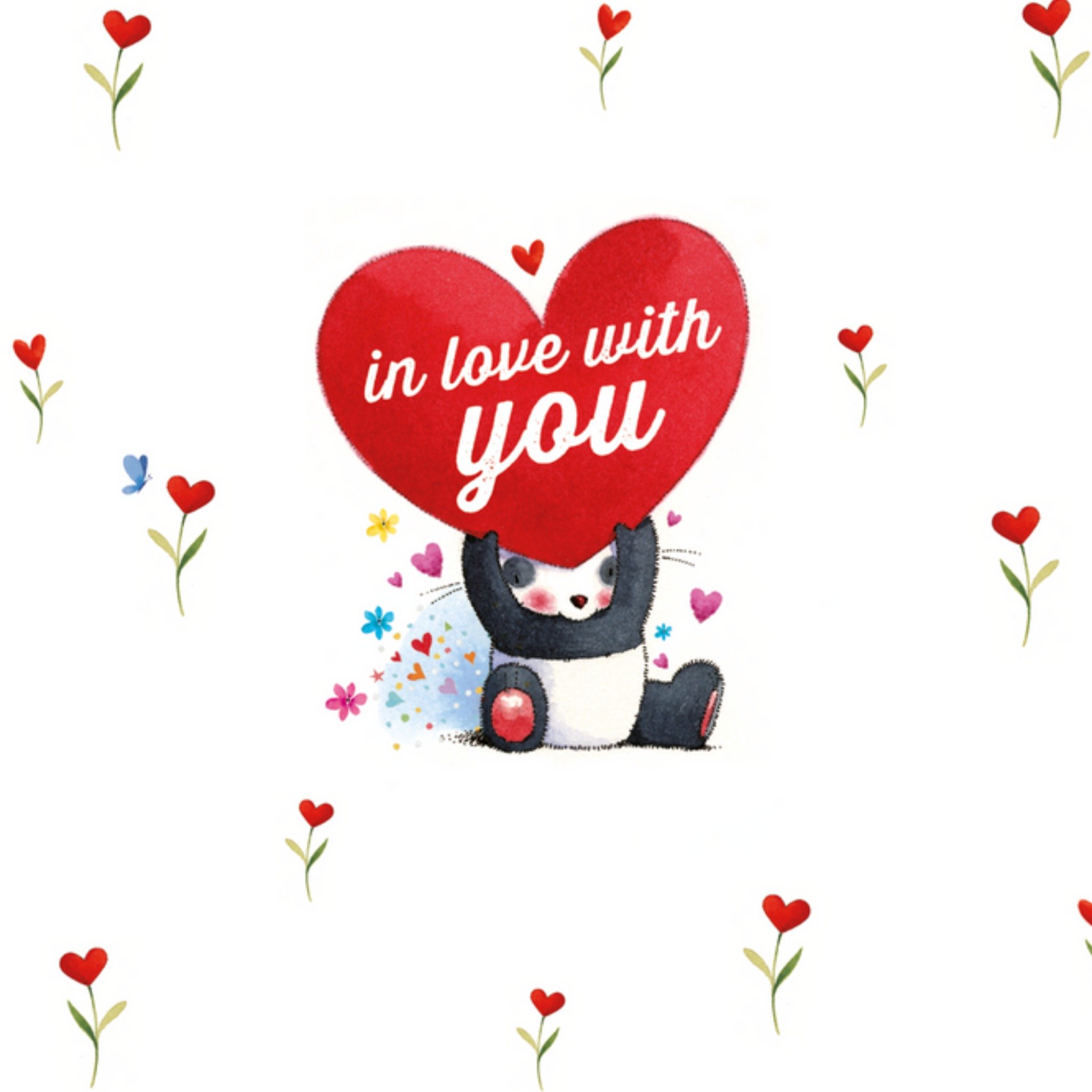 Paperclip - Valentijnskaart - Schattig - In love with you