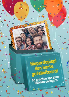 Greetz | Verjaardagskaart | Collega | Confetti