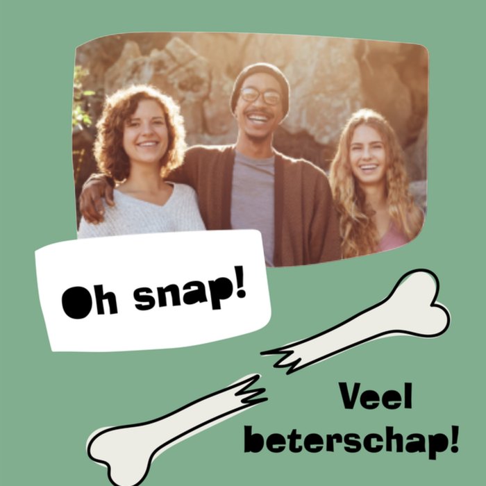 Beterschapkaart | Greetz | Iets gebroken | Foto