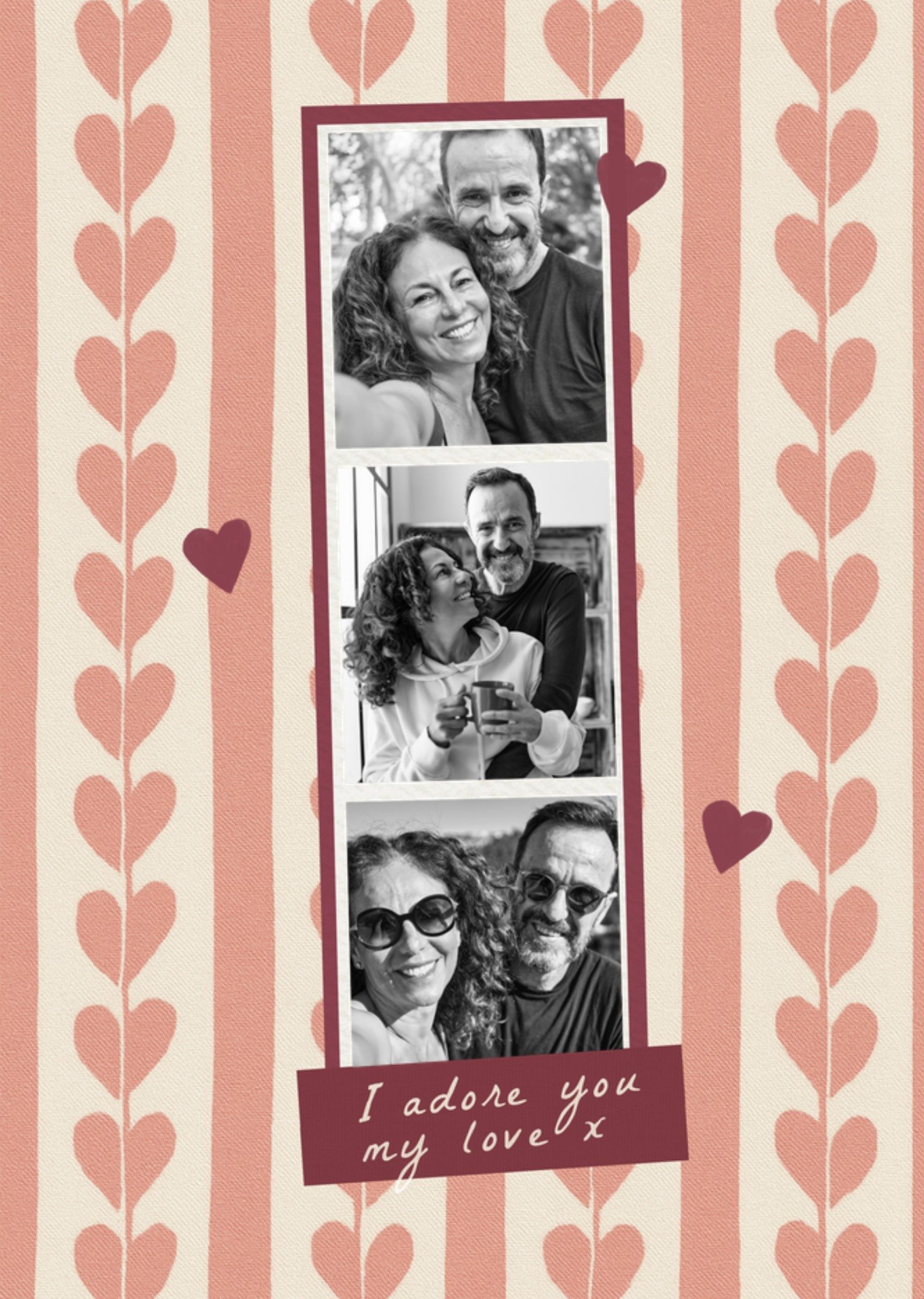 Valentijnskaart I adore you my Love Met fotos Kaart Greetz