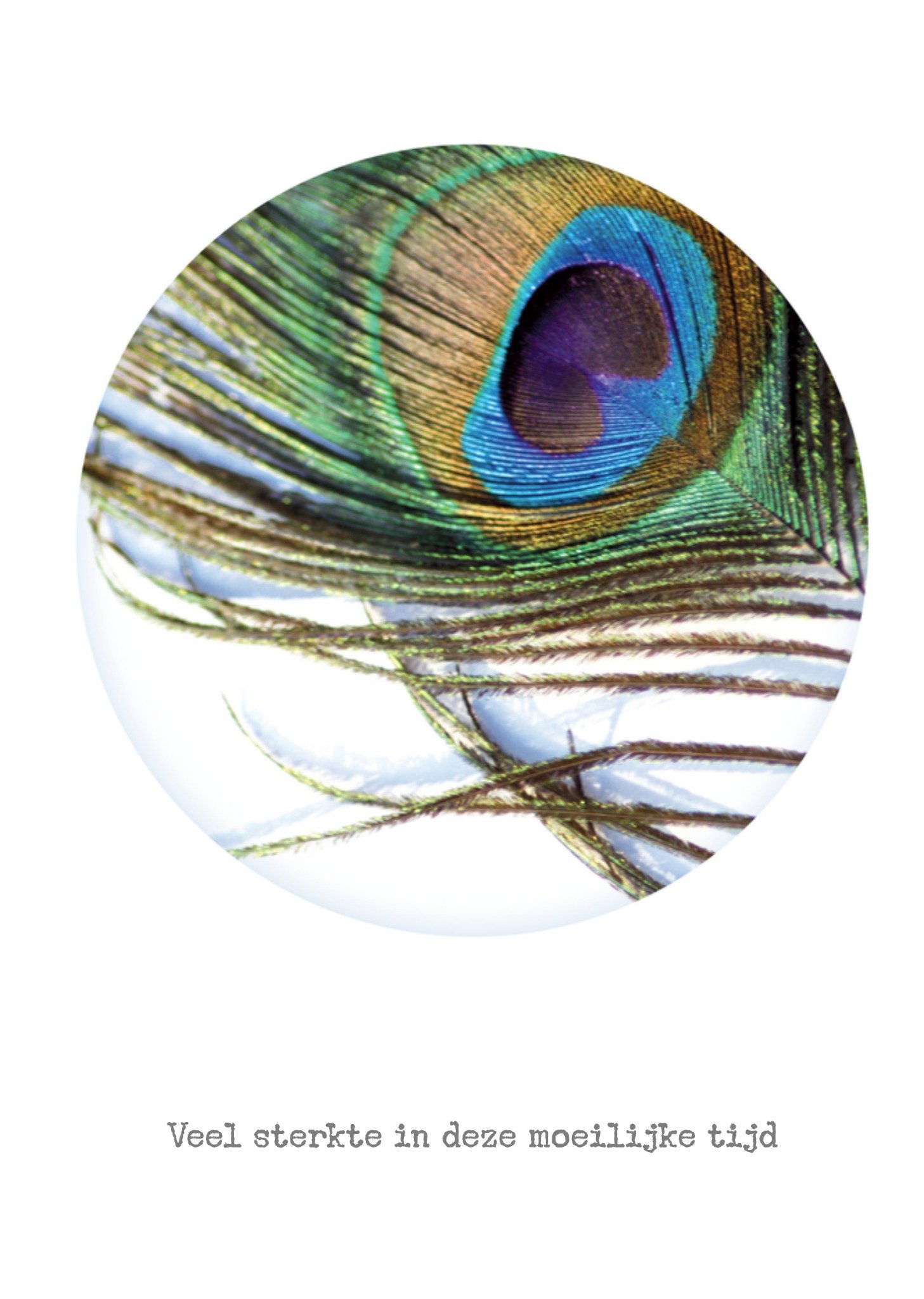 Condoleancekaart Pauwenveer Bright Spot