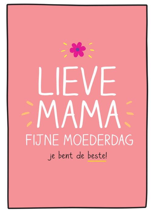 Happy Jackson | Moederdagkaart | lieve mama